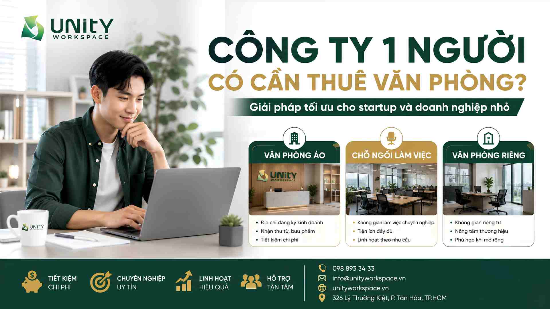 thuê văn phòng ảo Unity